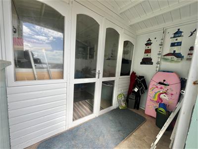 INTERNAL VIEW OF BEACH HUT